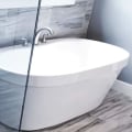 Which bathroom finish is easiest to clean?
