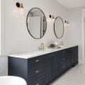 What is the trend in bathroom faucet finishes?