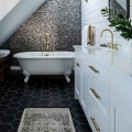 What are the different types of bathroom layouts?