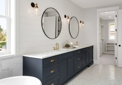 What is the trend in bathroom faucet finishes?